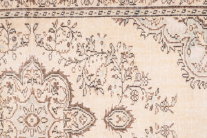 Vintage Turkish Kars Oushak Rug 6' x 9'8''