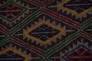 Vintage Turkish Kilim Rug 3'9'' x 6'2''