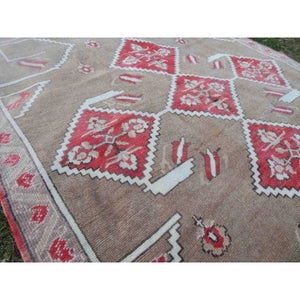 Vintage Oushak Rug 5'1'' x 8'