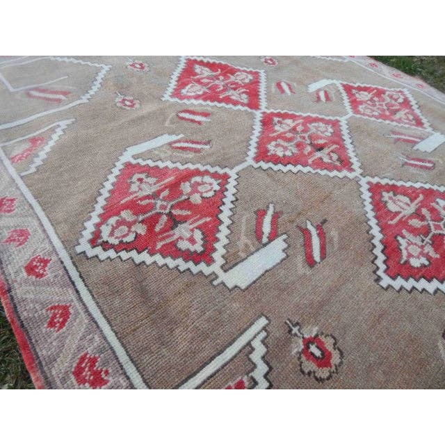 Vintage Oushak Rug 5'1'' x 8'