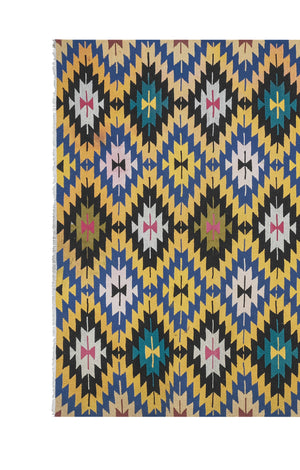 Vintage Turkish Kilim Rug 6'6'' x 9'3''