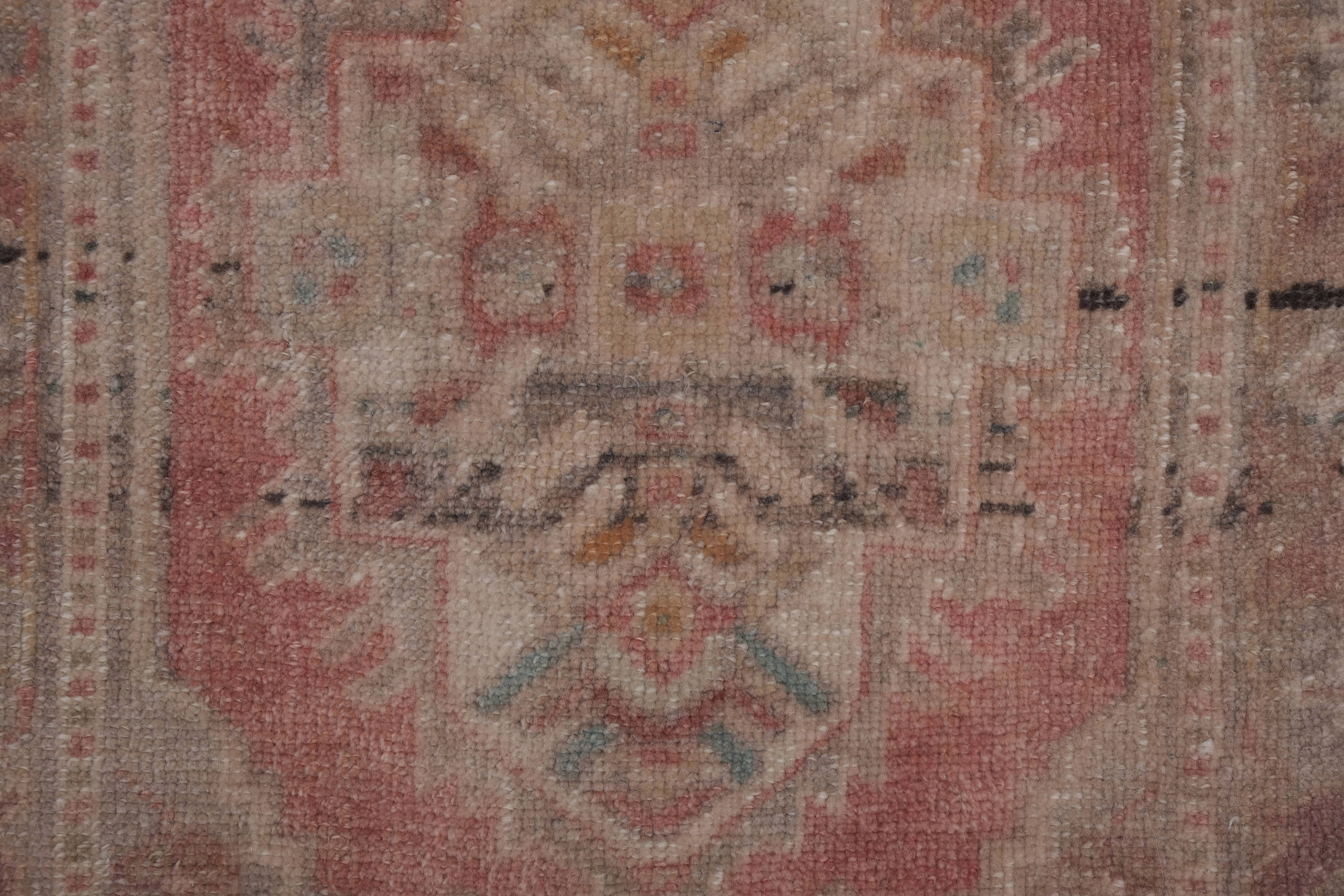 Vintage Oushak Yastik Rugs Set of 2 | 22'' x 41''