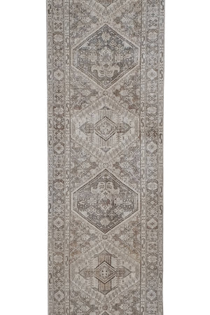 Vintage Turkish Runner Rug 2'6'' x 14'1''
