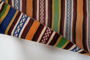 Vintage Turkish Kilim Runner 2'3'' x 10'10''