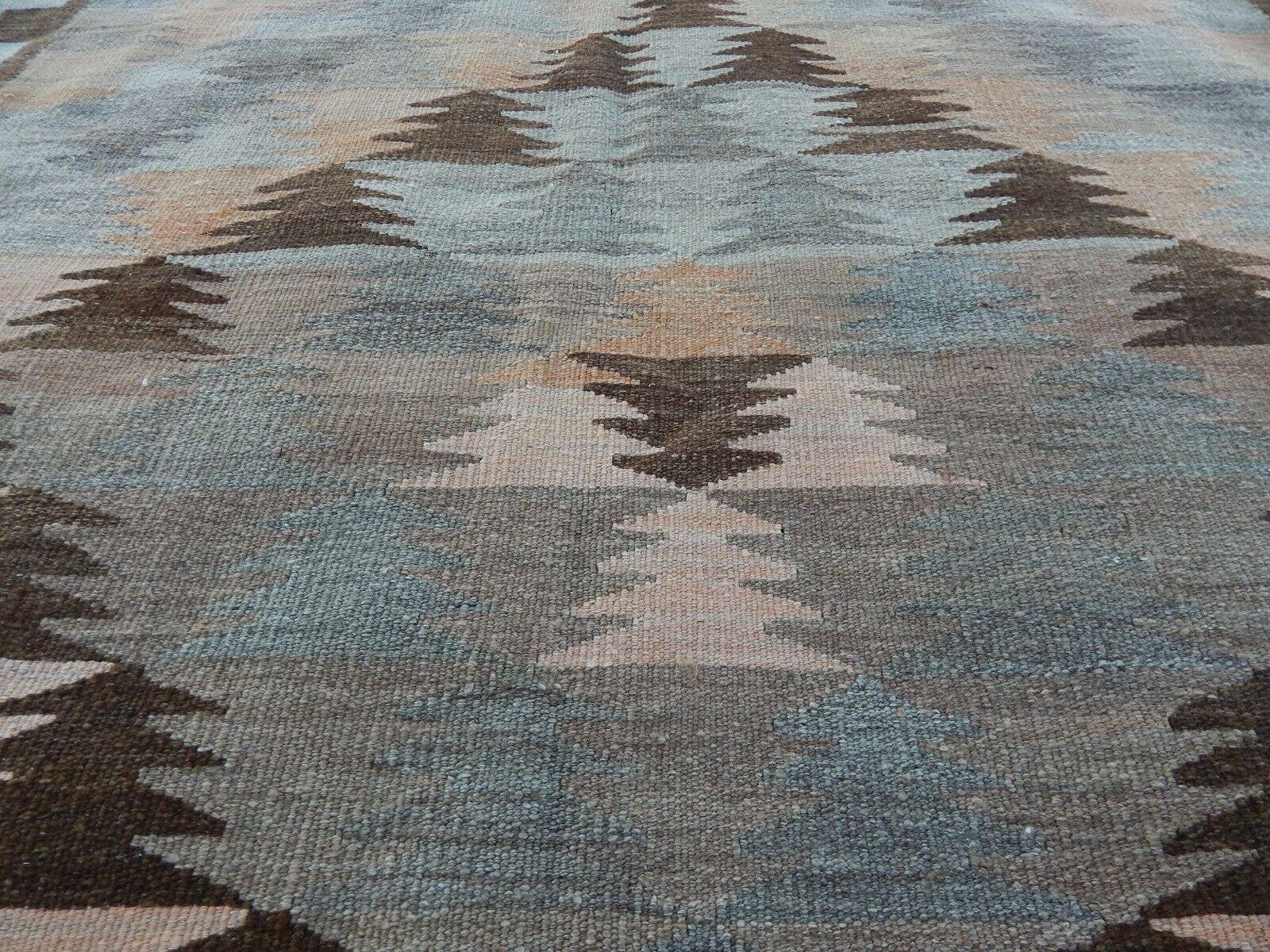 Vintage Turkish Kilim Rug 4'8'' x 9'4''