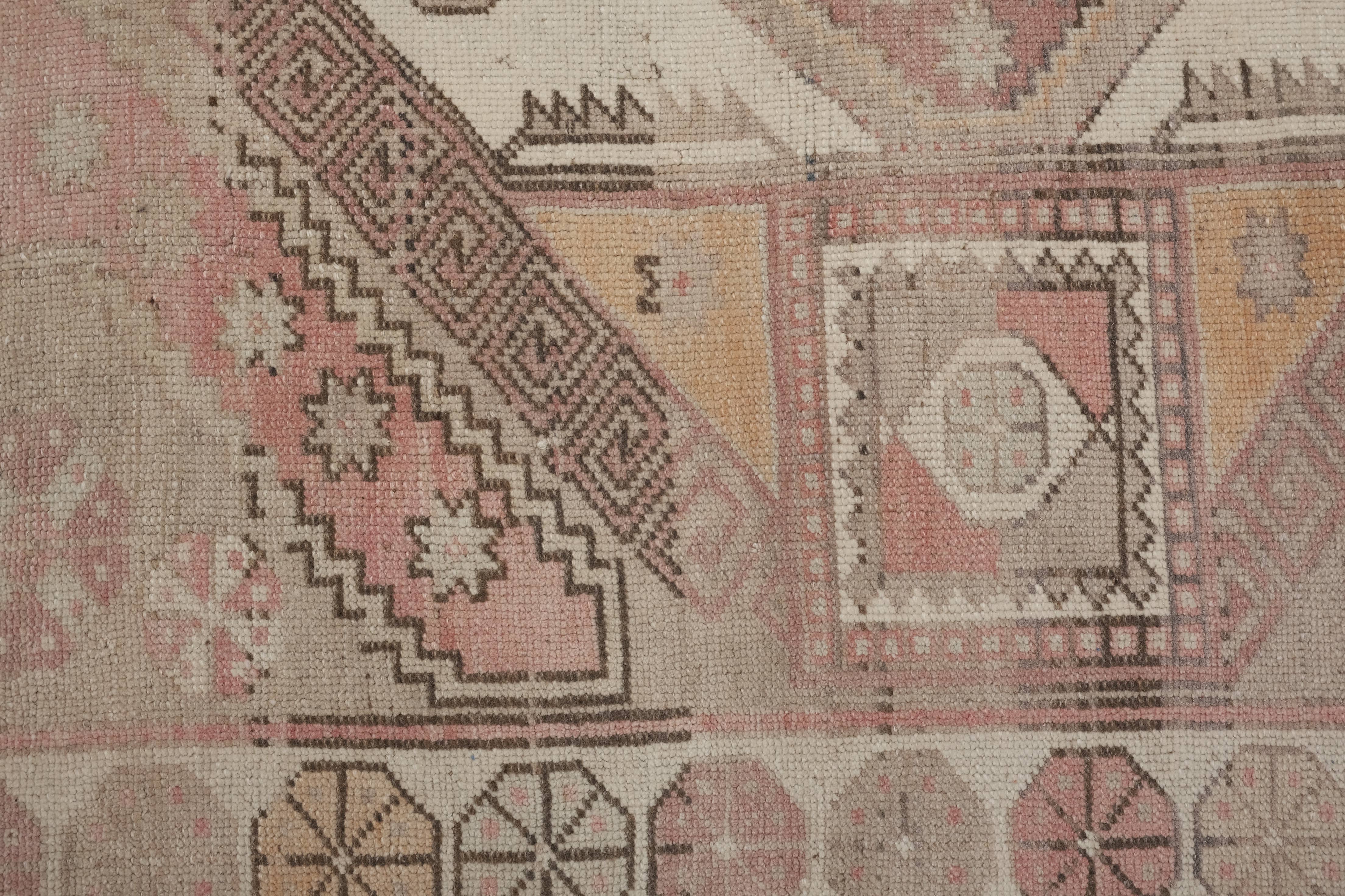 Vintage Turkish Anatolian Runner Rug 5'2'' x 12'2''