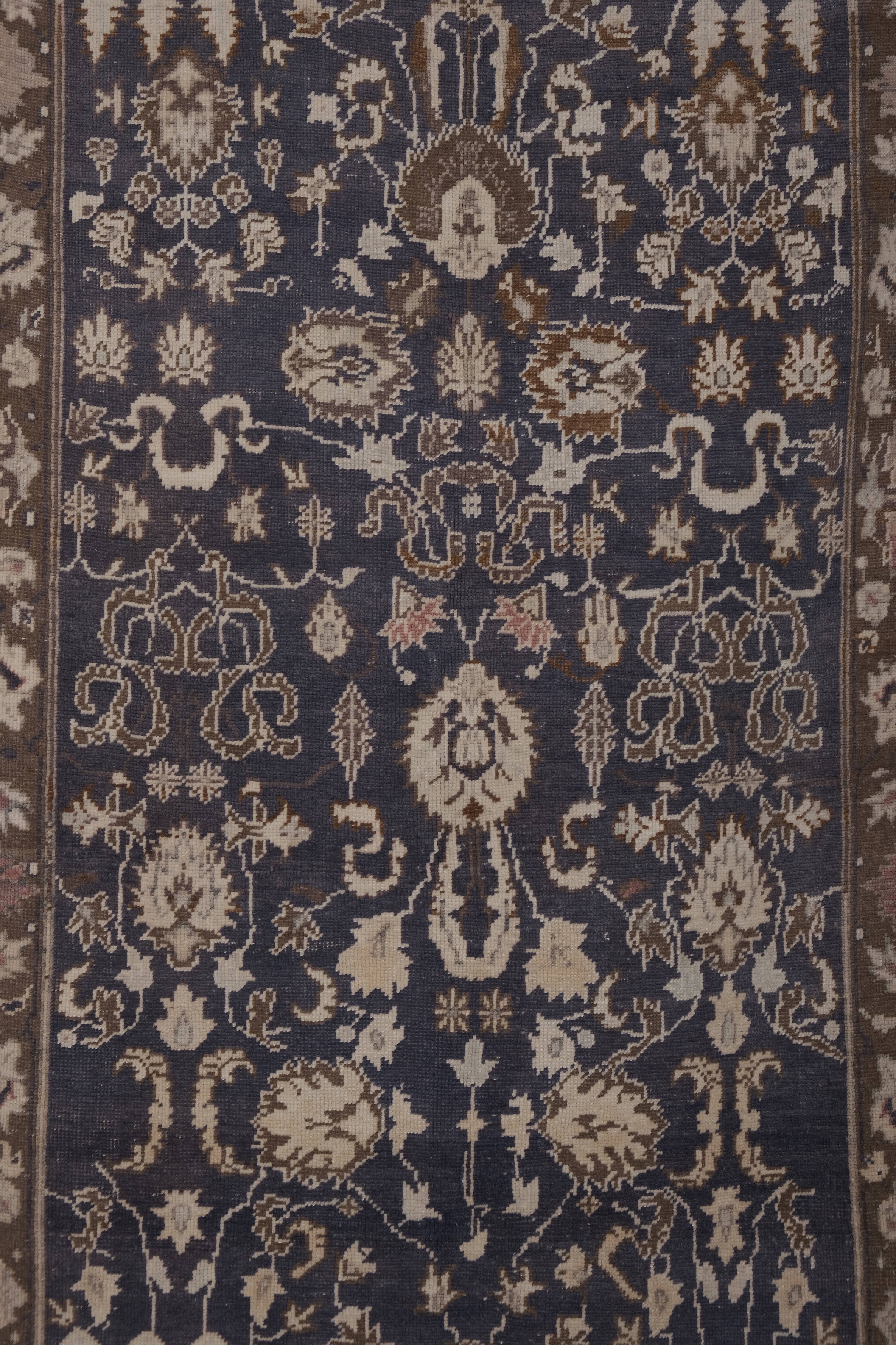 Vintage Turkish Karapinar Rug 4'3'' x 7'2''