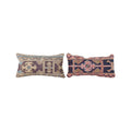 Rug Pillow Cover Set of 2 | 9'' x 19''