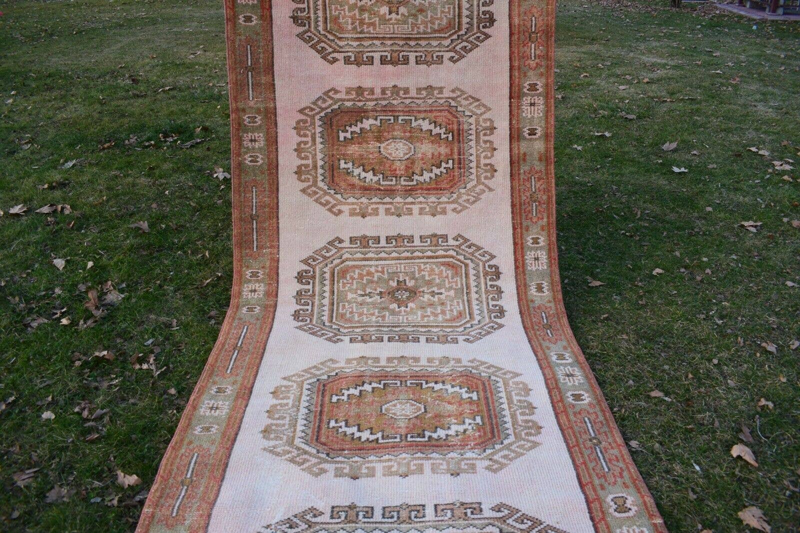 Vintage Oushak Runner 4'4'' x 15'4''