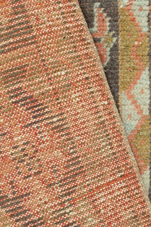 Vintage Turkish Runner Rug 1'8'' x 8'7''