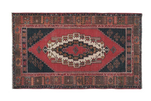 Vintage Turkish Anatolian Oushak Rug 4'7'' x 7'10''