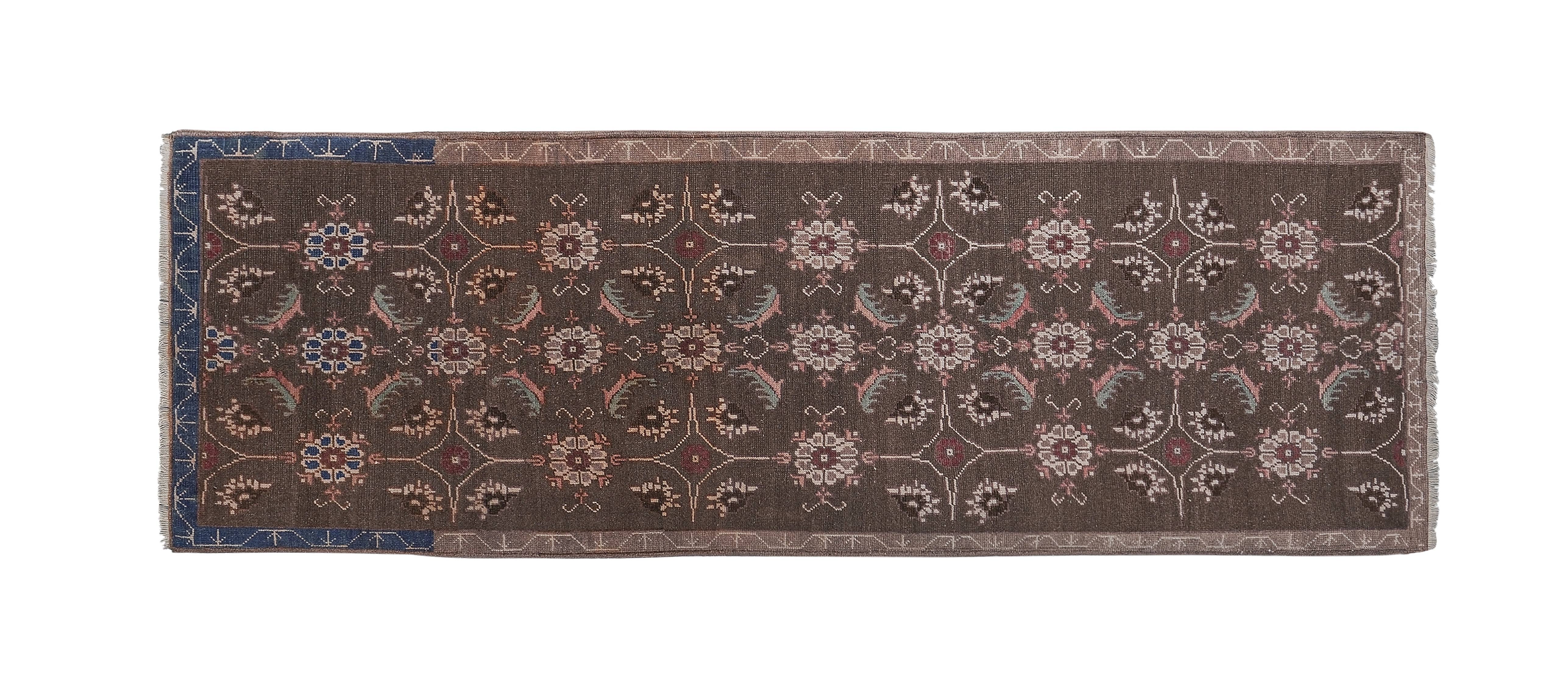 Vintage Turkish Anatolian Runner Rug 2'9'' x 9'1''