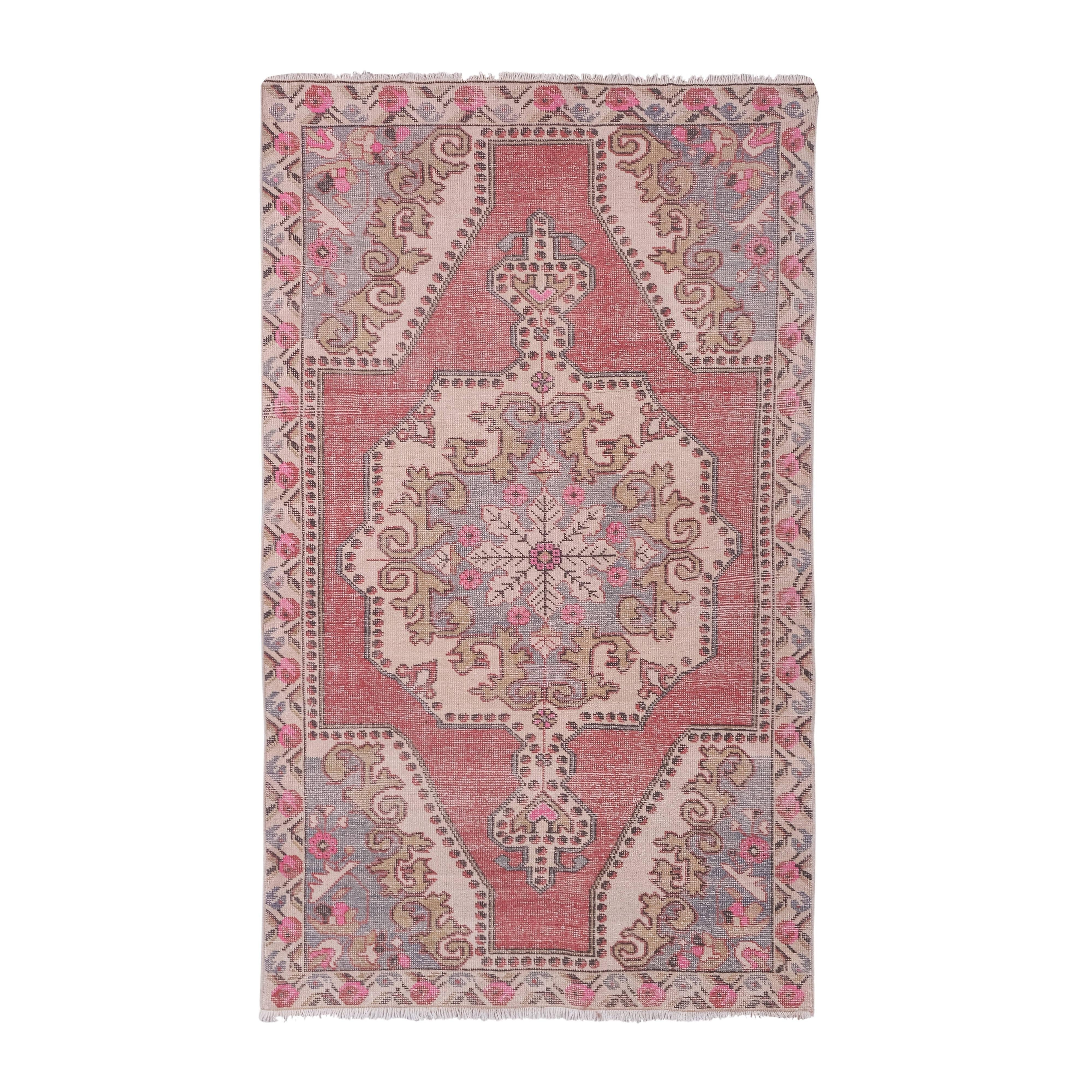 Vintage Oushak Rug 4'4'' x 7'1''