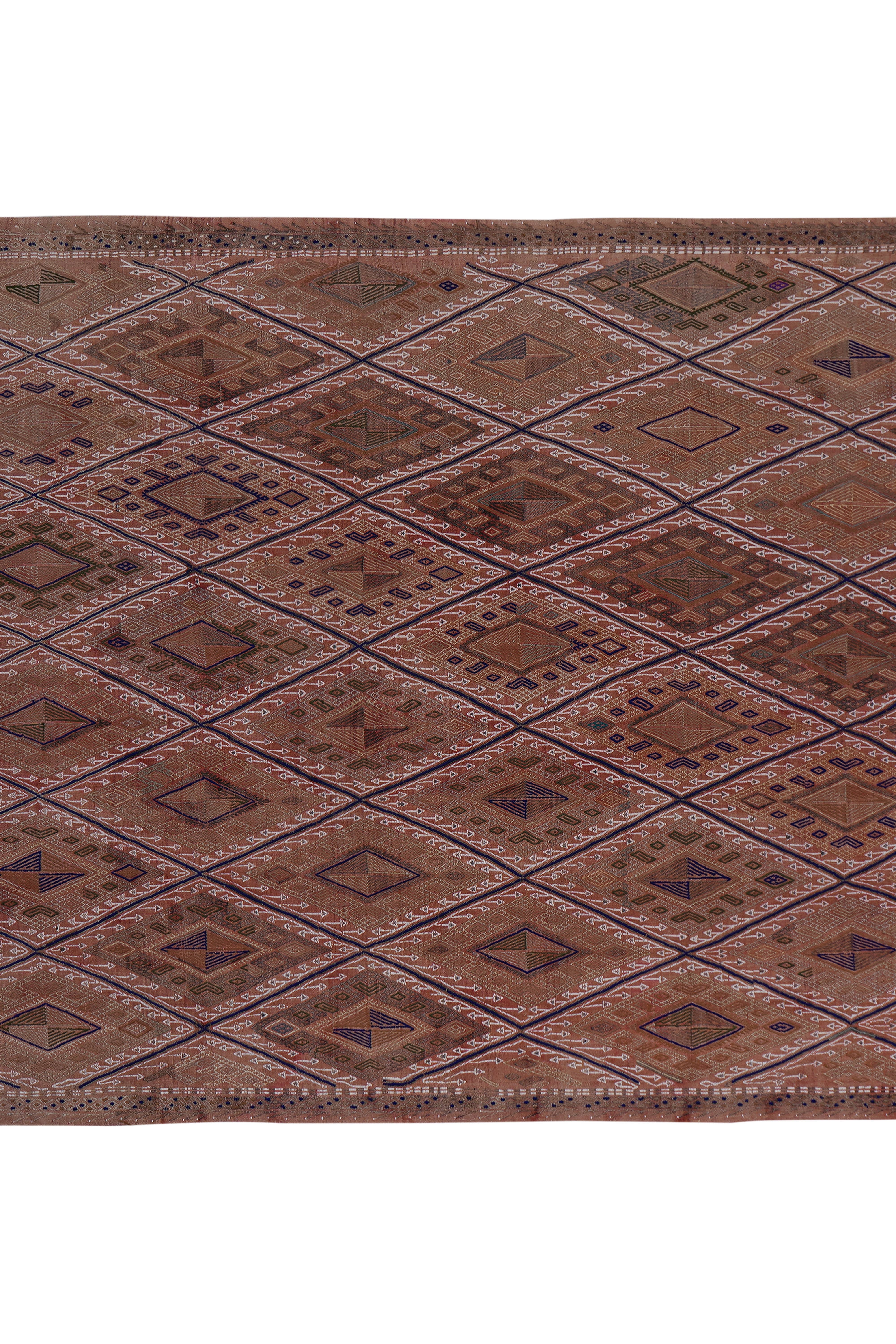 Vintage Turkish Kilim Rug 5'5'' x 7'8''