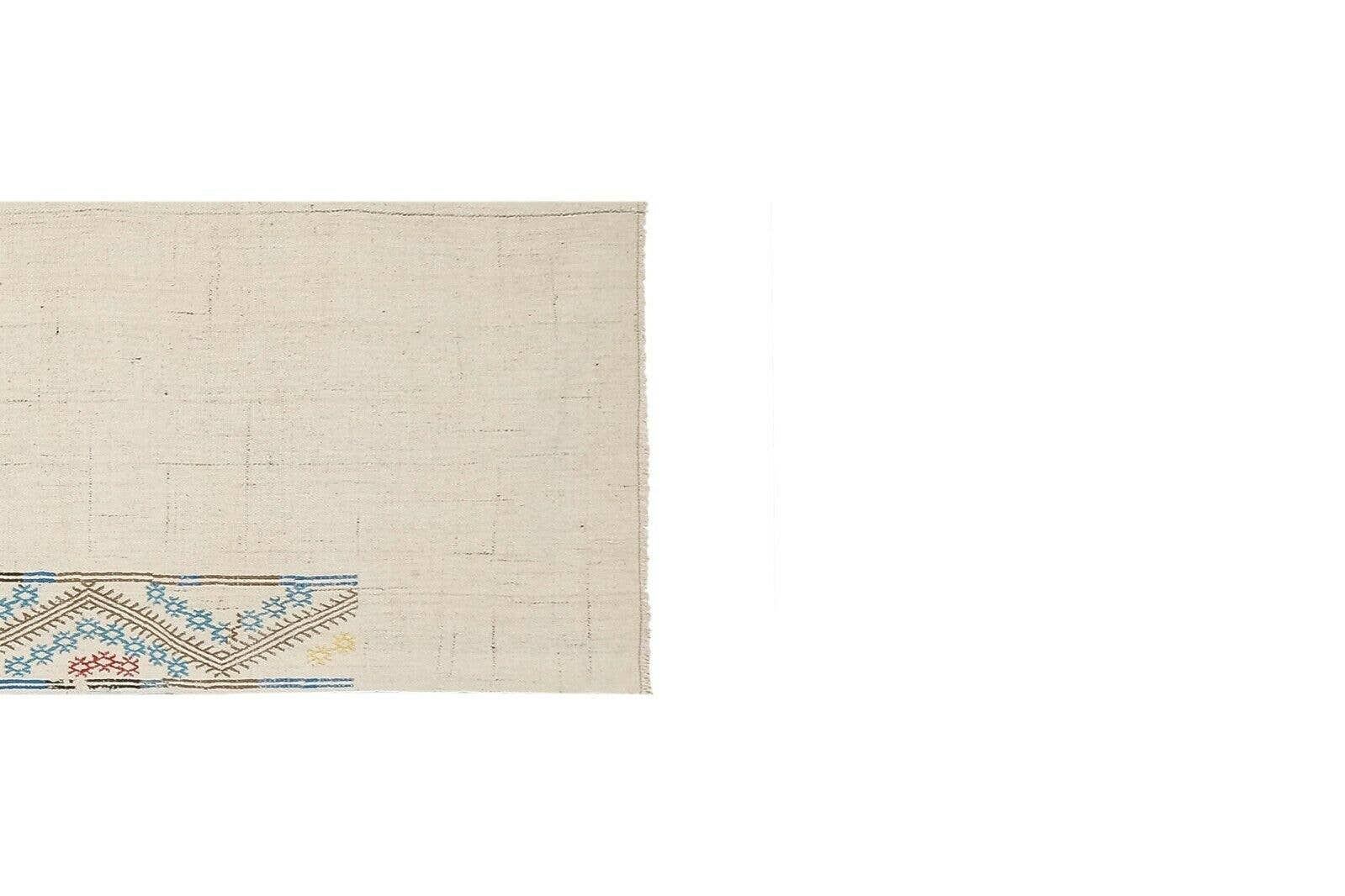 Vintage Turkish Kilim Runner 2'4'' x 16'10''