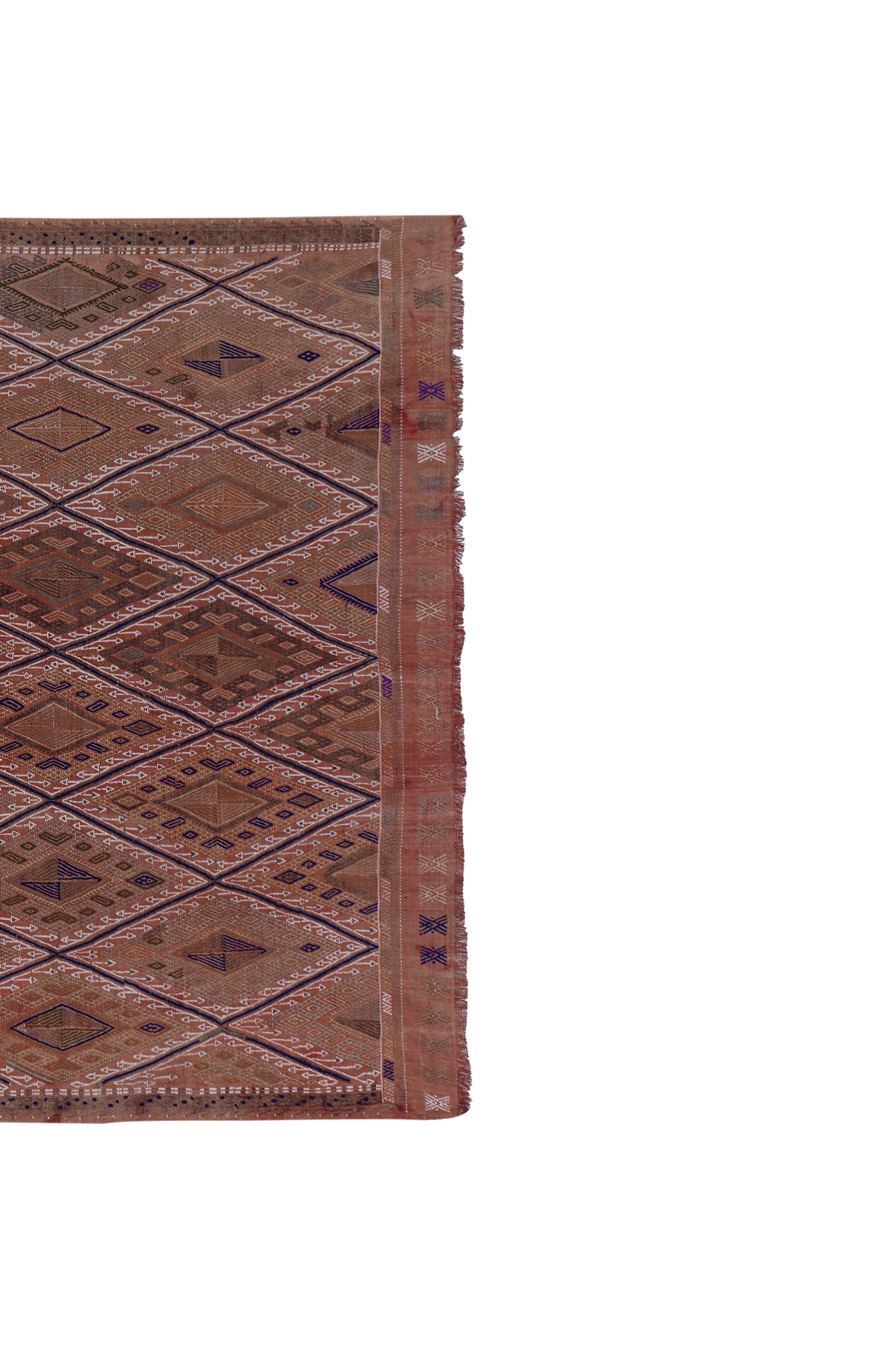 Vintage Turkish Kilim Rug 5'5'' x 7'8''