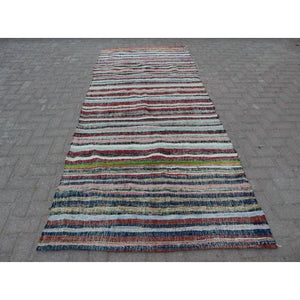 Vintage Turkish Anatolian Rug 4'3'' x 9'3''