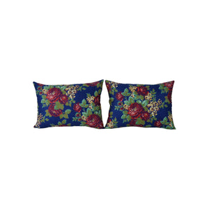 Uzbek Roller Printed Pillow Cover Set of 2 | 16'' x 22''