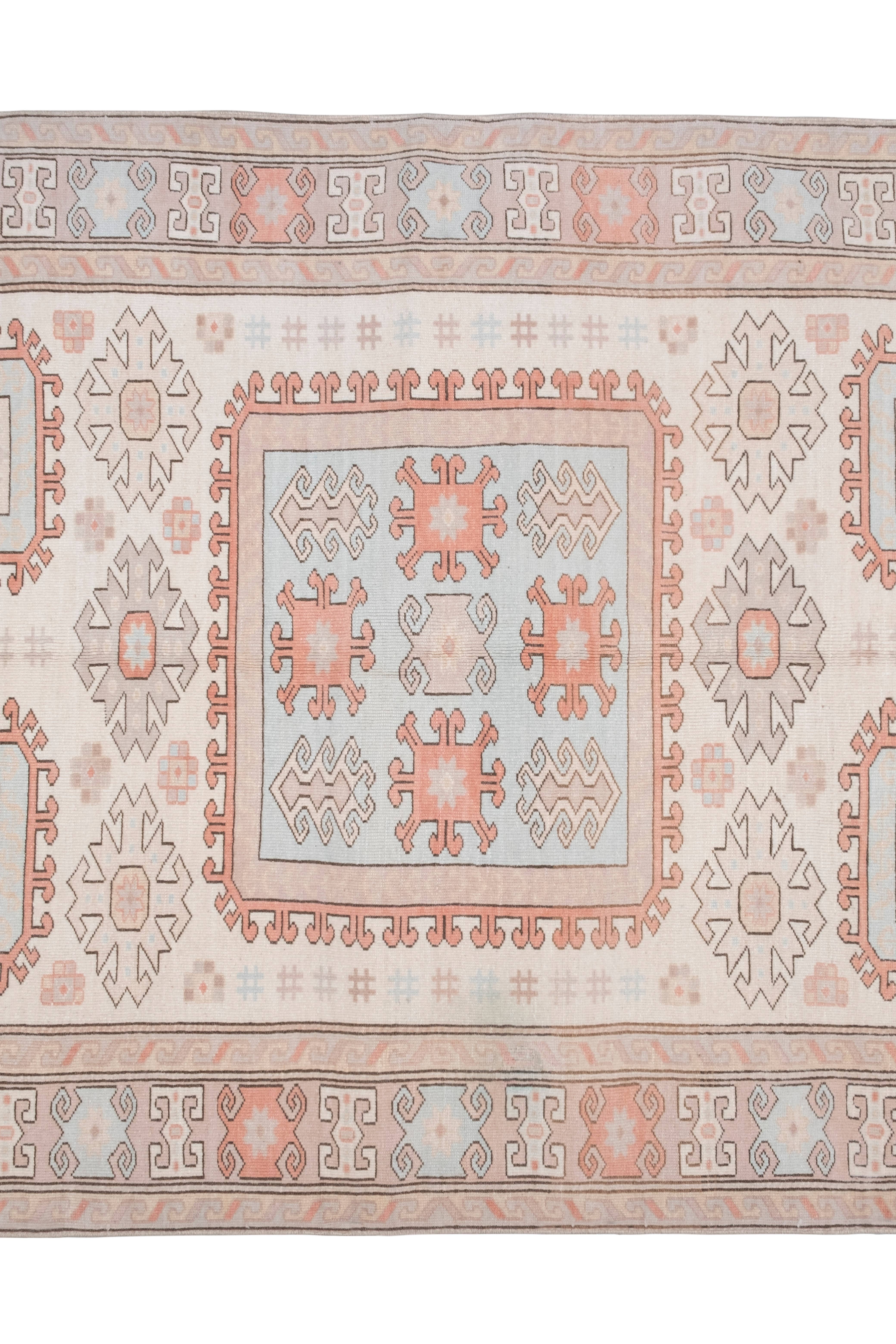 Vintage Oushak Rug 5'8'' x 7'8''