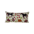 Horse Suzani Bedding Pillow Cover | 18'' x 33''