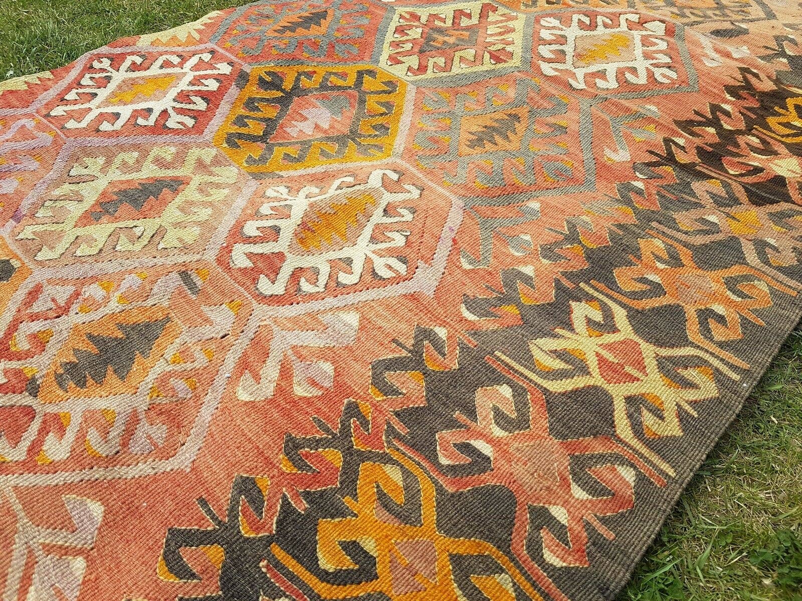 Vintage Turkish Rug 3' x 8'11''