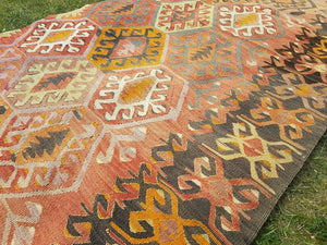 Vintage Turkish Rug 3' x 8'11''