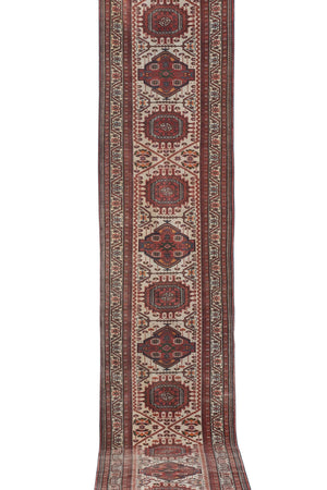 Vintage Turkish Anatolian Runner 2'9'' x 13'6''