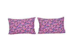 Uzbek Roller Printed Pillow Cover Set of 2 | 14'' x 23''