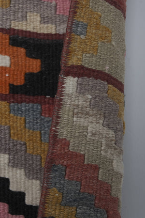 Vintage Turkish Kilim Runner 2'6'' x 14'7''