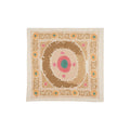 Hand-Embroidered Suzani Wall Hanging & Tablecloth 3'11'' x 4'6''