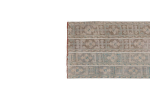 Vintage Turkish Anatolian Oushak Runner 2'6'' x 9'9''