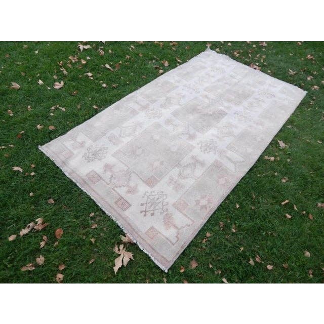 Vintage Oushak Rug 4'3'' x 8'