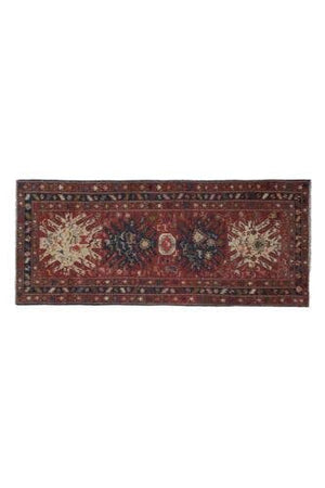 Vintage Turkish Anatolian Soumac Runner Rug 4'5'' x 9'8''