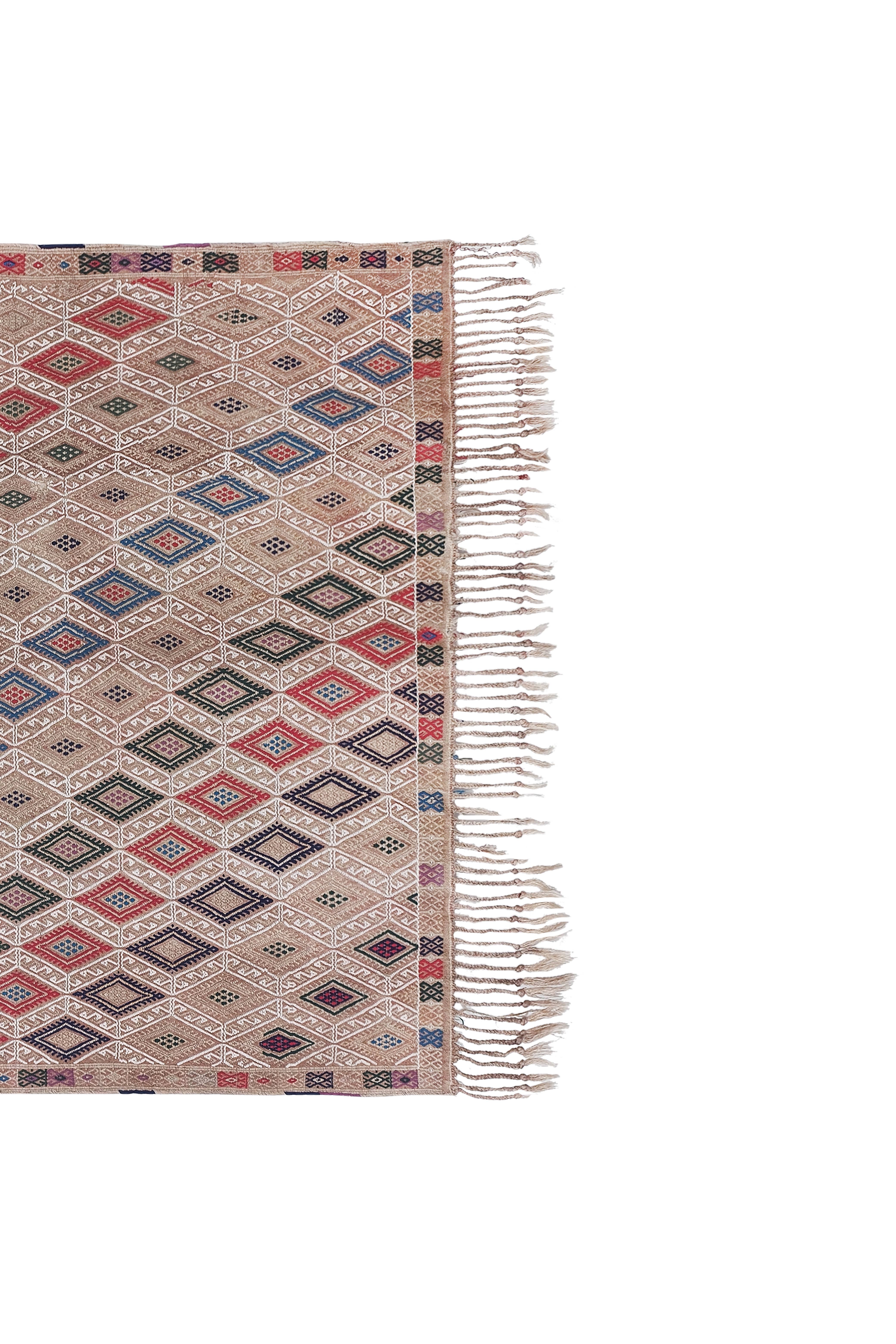 Vintage Turkish Kilim Rug 4'9'' x 6'9''