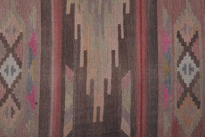 Vintage Turkish Kilim Runner 2'6'' x 20'11''