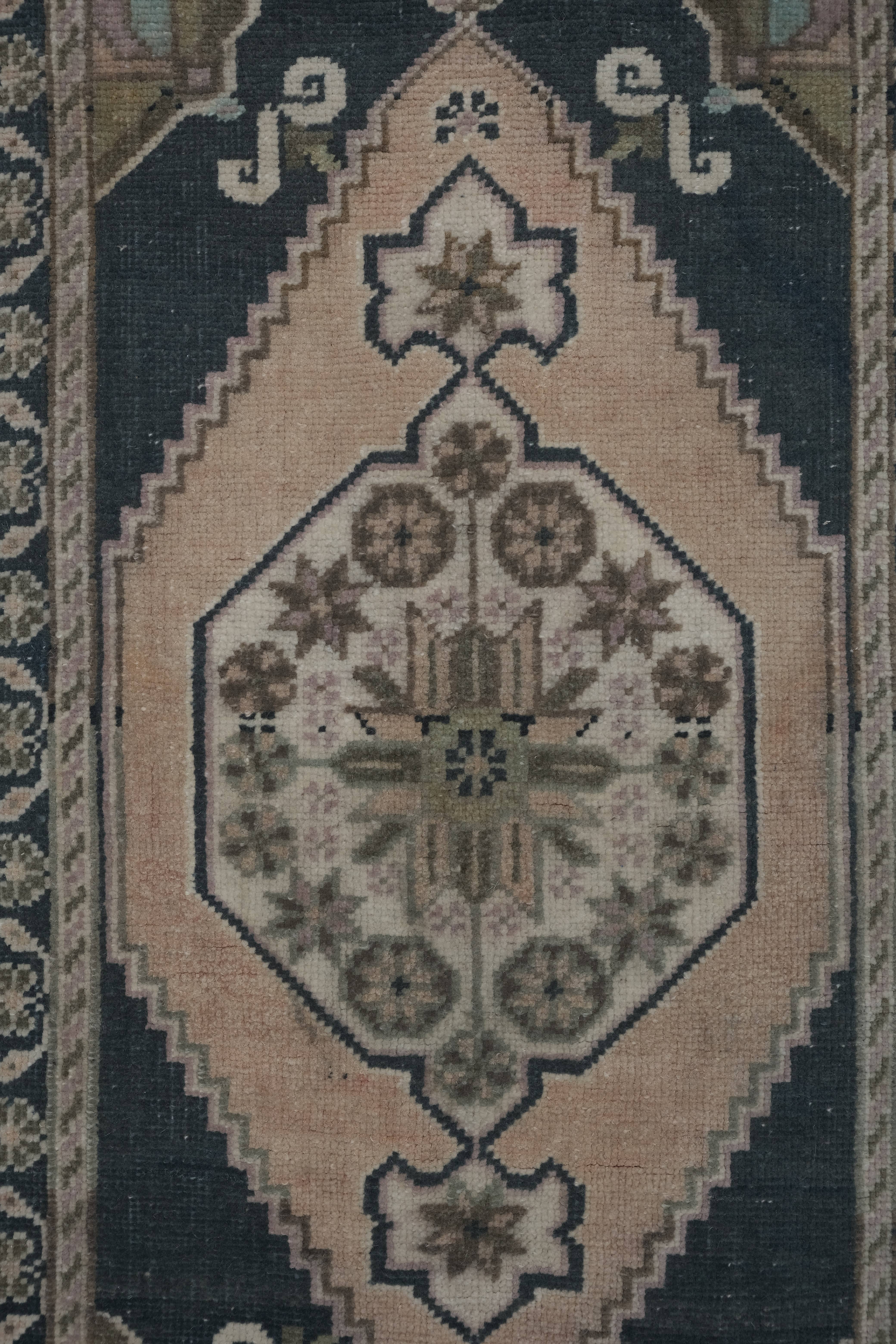 Vintage Turkish Runner Rug 1'8'' x 6'6''