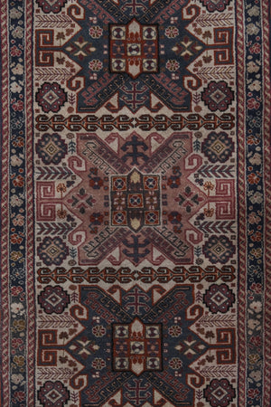 Vintage Turkish Anatolian Runner Rug 2'6'' x 10'