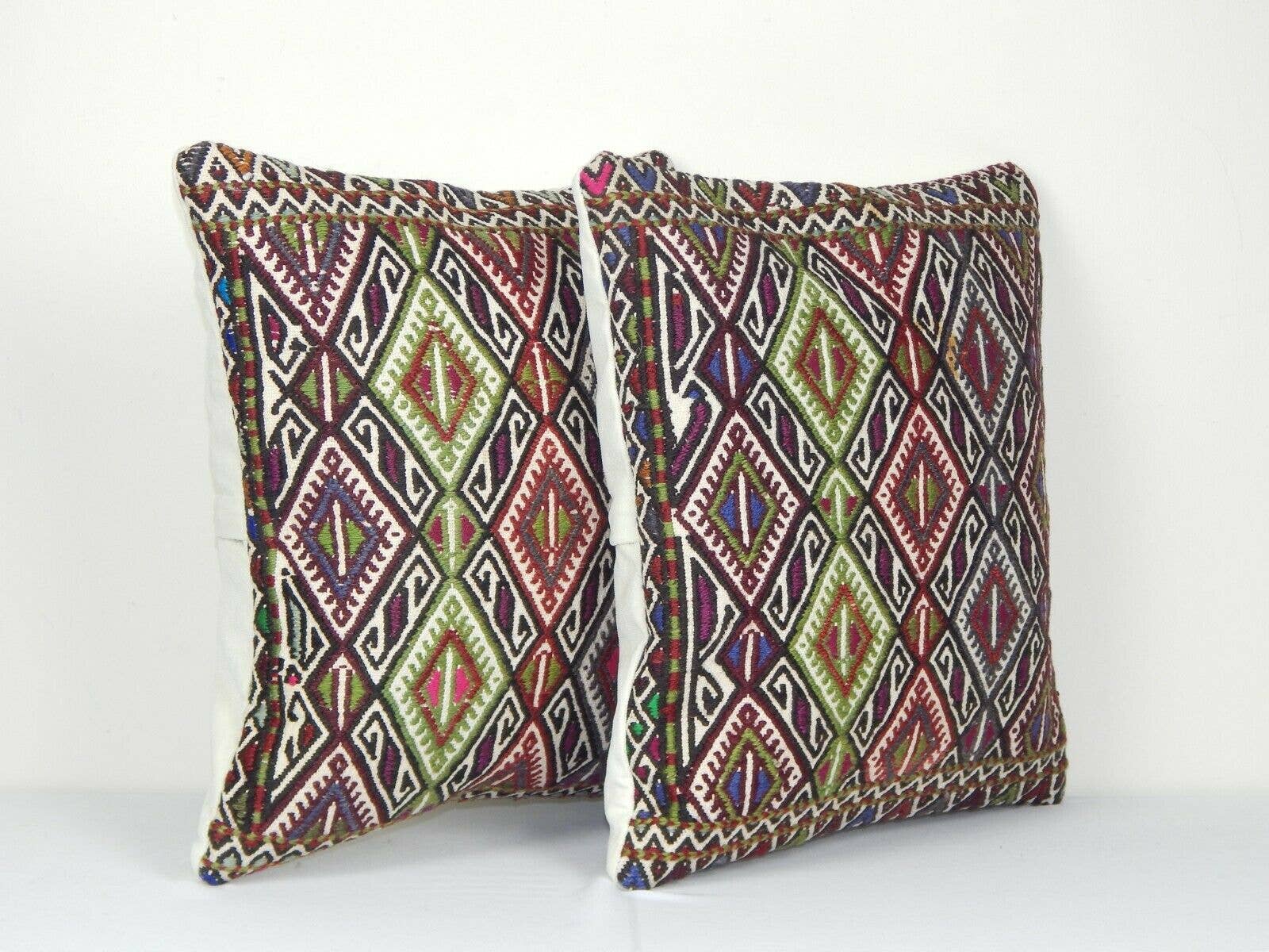 Kilim Pillow Cover Set of 2 | 16'' x 16''