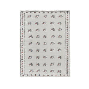 Vintage Turkish Kilim Rug 5'1'' x 6'11''