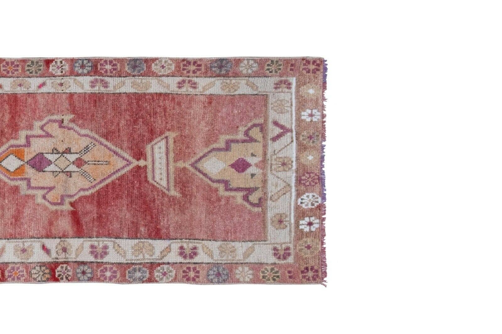 Vintage Herki Oushak Runner 2'9'' x 11'4''