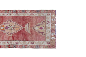 Vintage Herki Oushak Runner 2'9'' x 11'4''