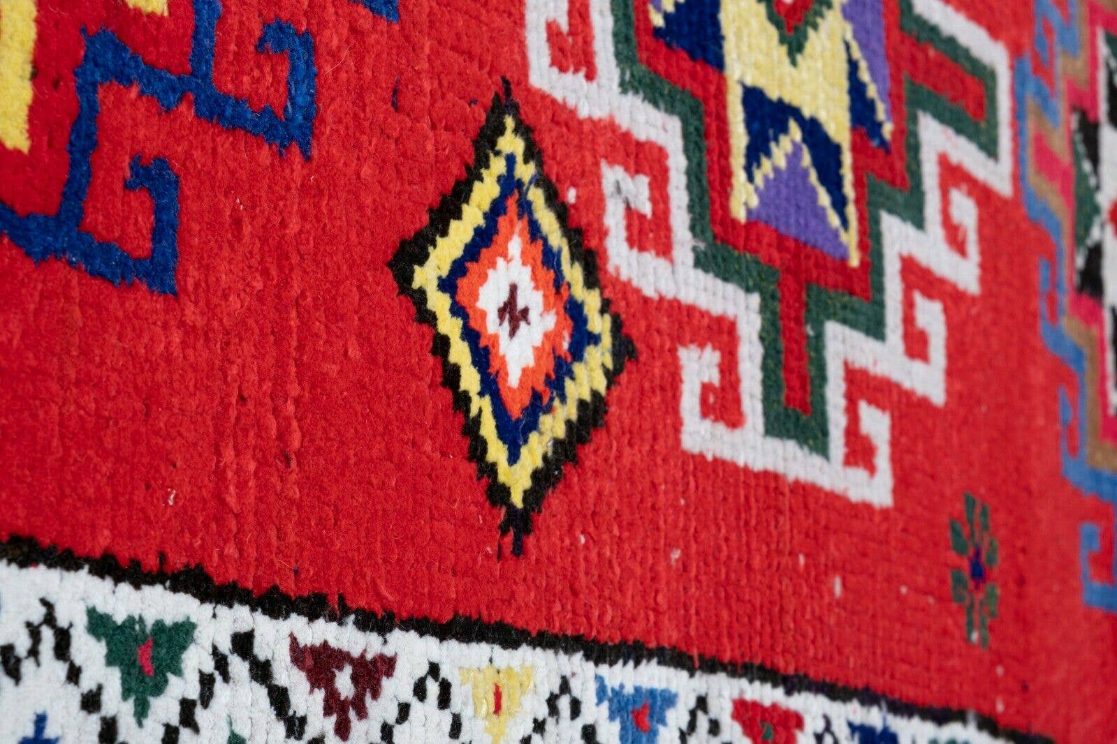 Vintage Herki Runner Rug 2'5'' x 12'1''