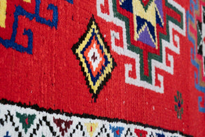 Vintage Herki Runner Rug 2'5'' x 12'1''