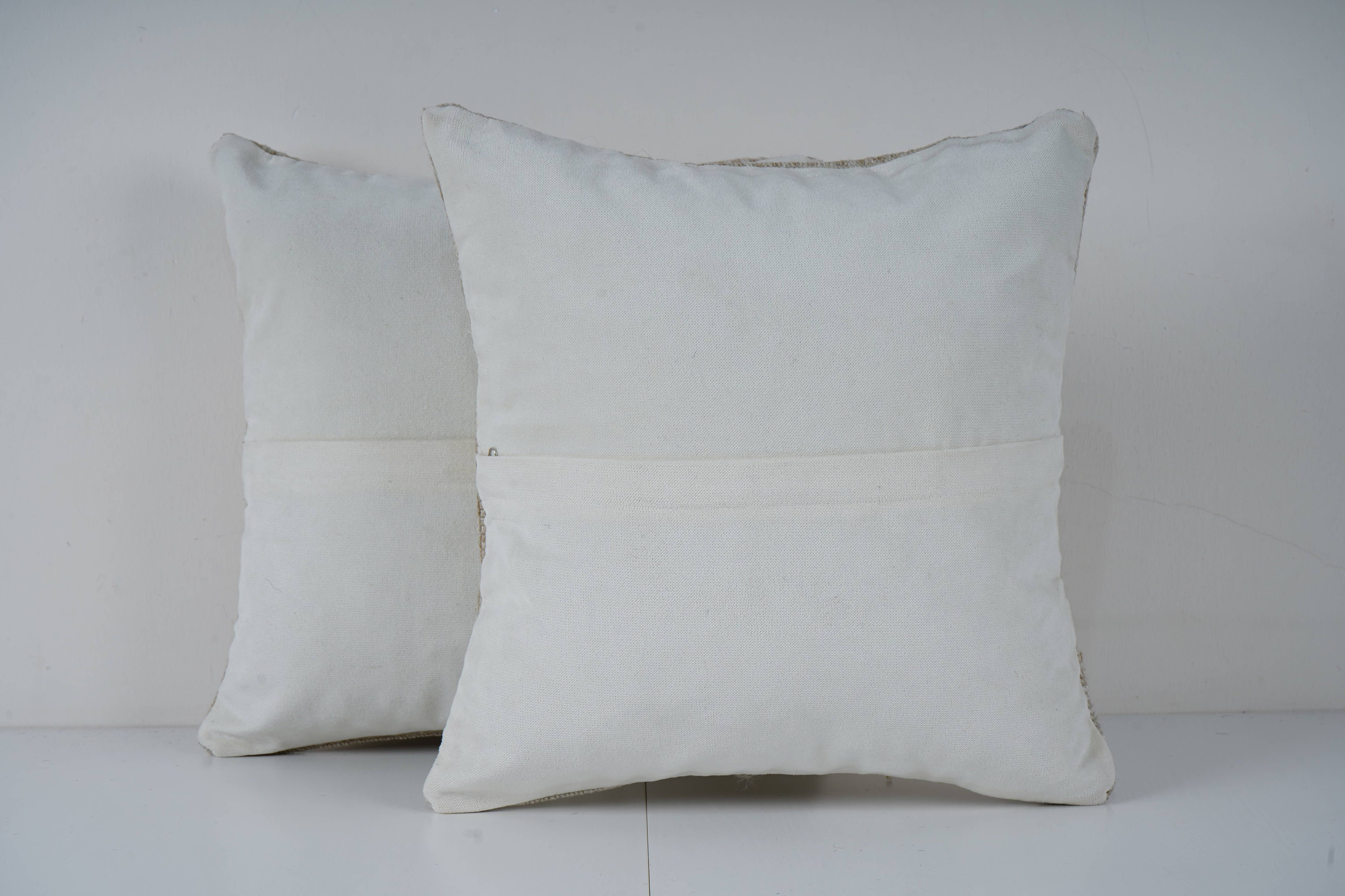 Rug Pillow Cover Set of 2 | 16'' x 16''