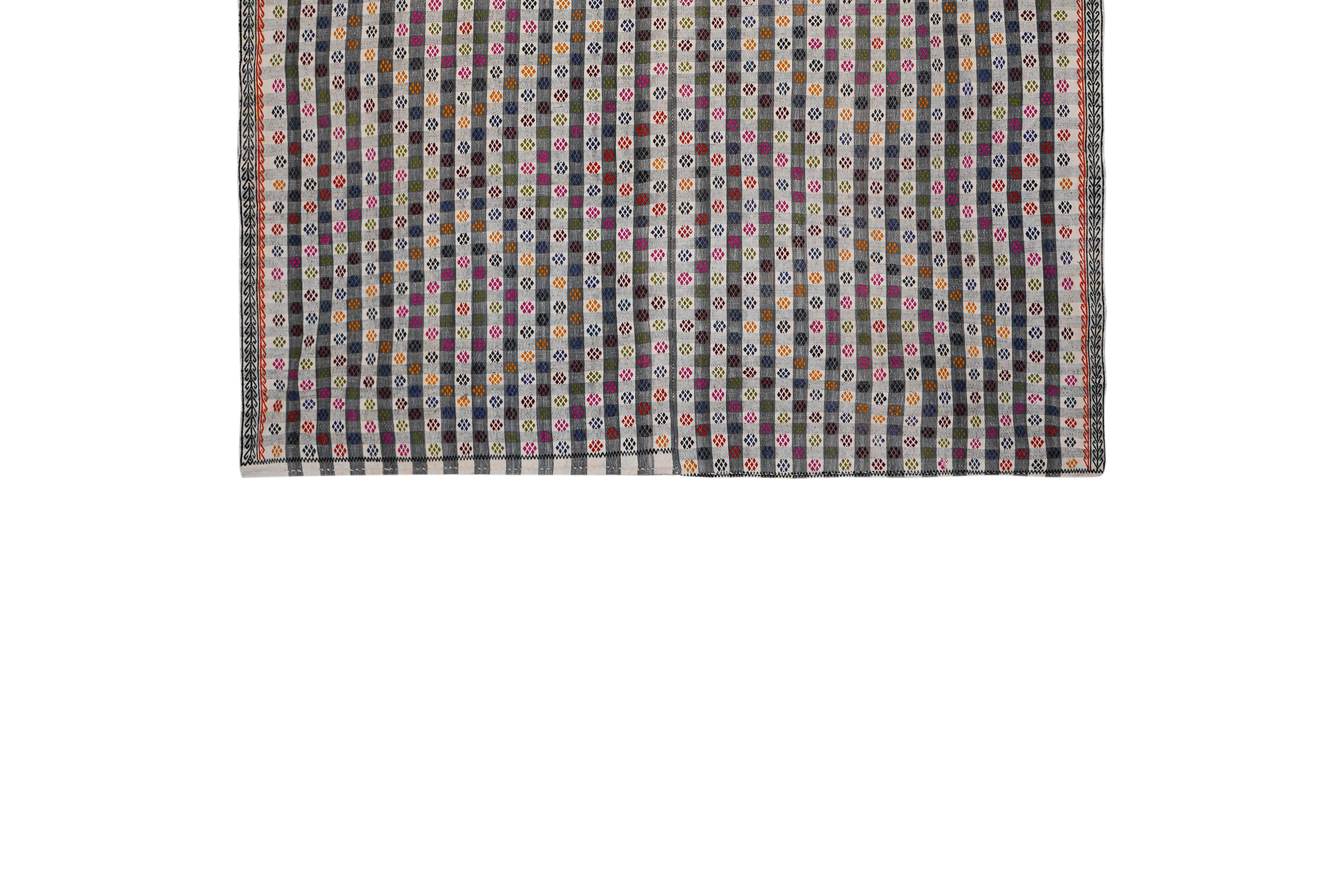 Vintage Adana Kilim Rug 6'9'' x 9'9''
