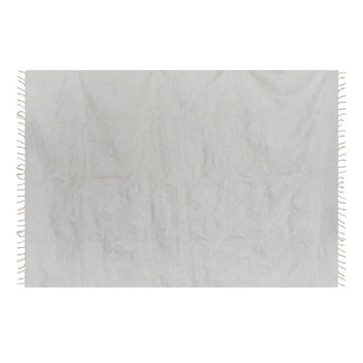 Turkish White Siirt Kilim Rug 5'3'' X 7'2''