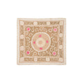 Hand-Embroidered Suzani Wall Hanging & Tablecloth 4'6'' x 4'7''