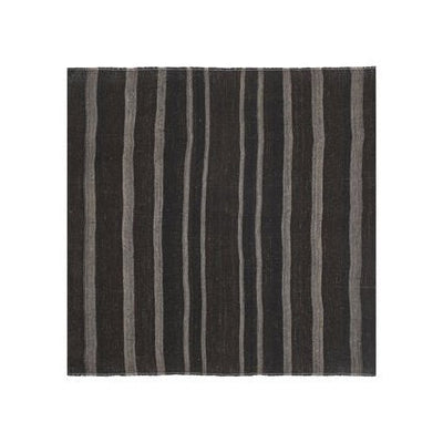 Vintage Striped Goat Hair Kilim Rug 7'4'' X 7'8''