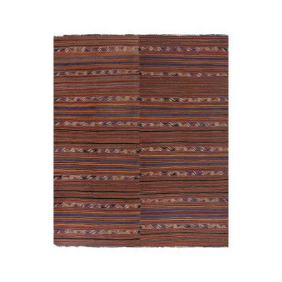 Vintage Oversize Turkish Kilim Rug 9'1'' X 11'3''