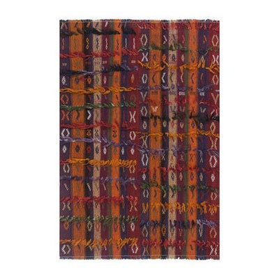 Vintage Mid Century Angora Filikli Rug 4'8'' X 5'11''